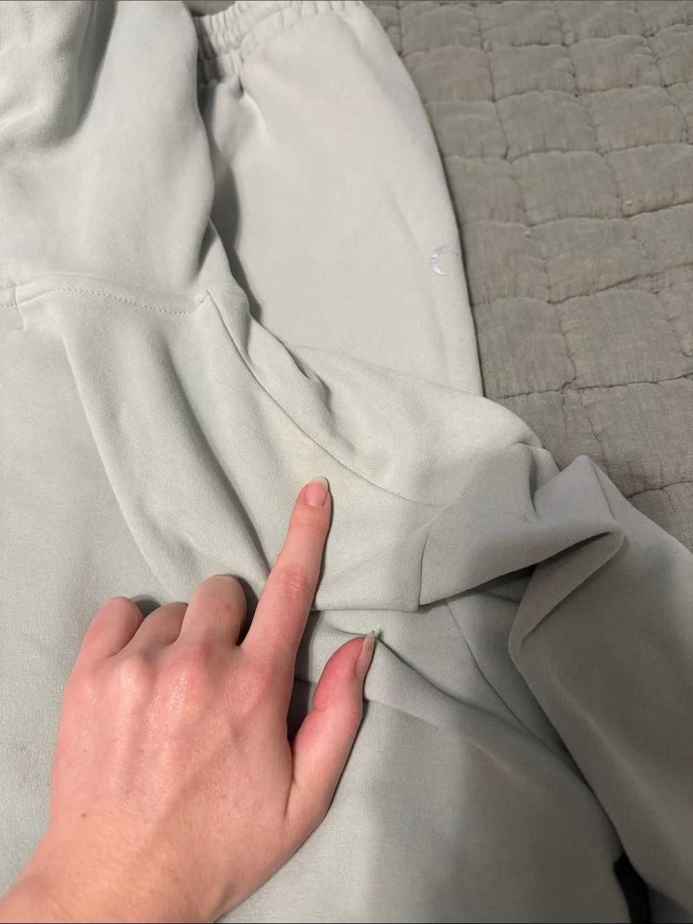 Zyia Active Muted Mint Relaxation Sweatshirt & Joggers Set - Medium